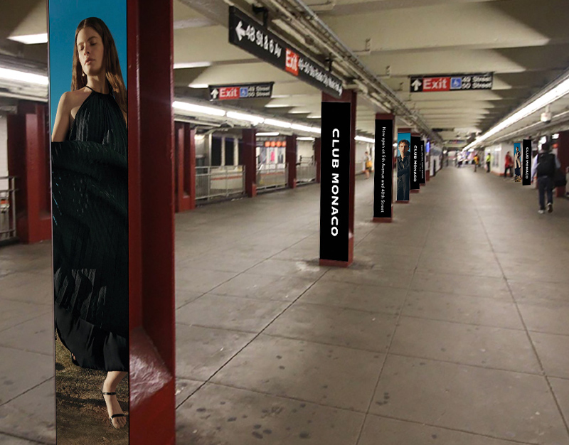 Club Monaco – Rockefeller Center Subway Takeover